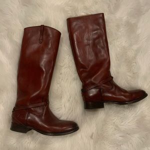 Leather Brown Frye Boots